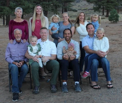 The Starr family together outdoors in Reno